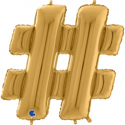 Gold Symbol # Shape 26" Pkt
