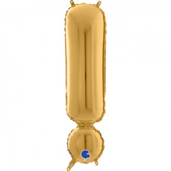 Gold Symbol ! Shape 26" Pkt