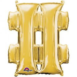 Gold Symbol # Shape P50 Pkt (27" X 33")