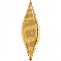 Gold Taper Swirl 38" Flat Ywt
