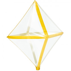 Gold Trim Clearz Anglez G20 Flat (15" X 25") (3ct)