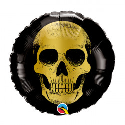 Golden Skeleton 9" Flat Hi
