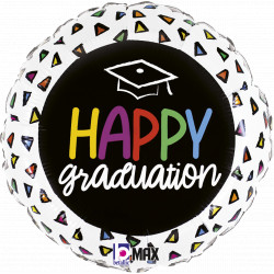Graduation Triangles Grabo 18" Pkt