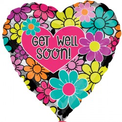 Graphic Floral Get Well Soon Standard S40 Pkt