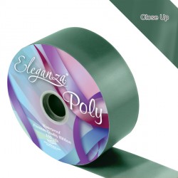 Green 2" Eleganza Poly Ribbon 91m