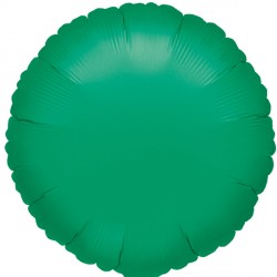 Green Metallic Round Standard S15 Flat A