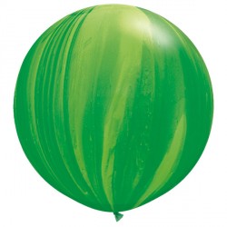 Green Rainbow 30" Superagate (2ct) Yfl