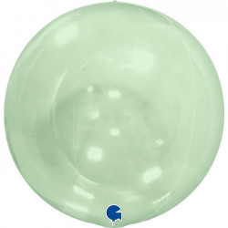Green Transparent Globe 15" Grabo Shape Pkt (no Valve)
