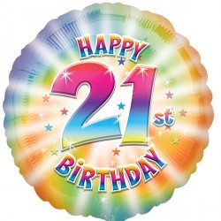 Happy 21st Birthday Standard Hs40 Pkt