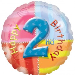 Happy 2nd Birthday Standard Hs40 Pkt