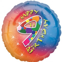 Happy 9th Birthday Standard Hs40 Pkt