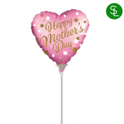 Happy Satin Mother's Day 9" A15 Flat