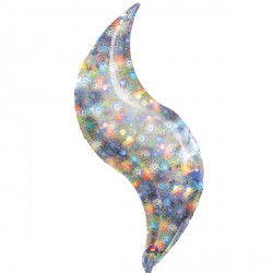 Holographic Fireworks Curves 36" D25 Flat (3ct)