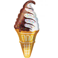 Ice Cream Cone Shape P40 Pkt (18" X 41")