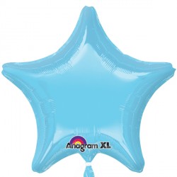Iridescent Pearl Light Blue Star Standard S15 Flat A