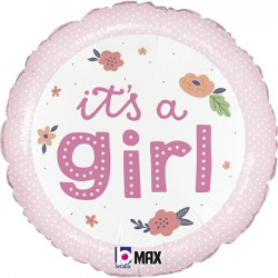 It's A Girl Onesie Grabo 18" Pkt