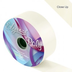 Ivory 2" Eleganza Poly Ribbon 91m