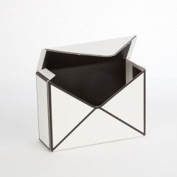 Ivory With Black Trim Envelope Boxes (10)