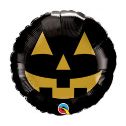 Jack Face Black & Gold 9" Flat Hi