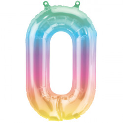 Jelli Ombre Number 0 Shape 16" Pkt