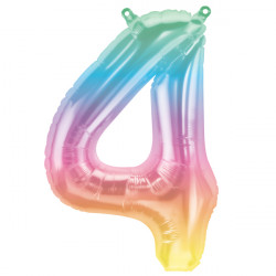 Jelli Ombre Number 4 Shape 16" Pkt