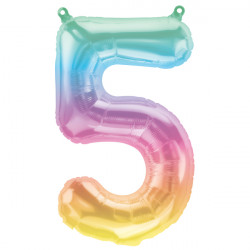 Jelli Ombre Number 5 Shape 16" Pkt