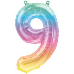 Jelli Ombre Number 9 Shape 16" Pkt
