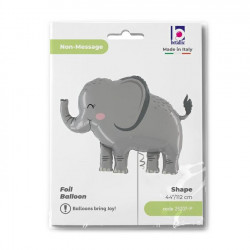 Jungle Elephant 44" Shape L Pkt