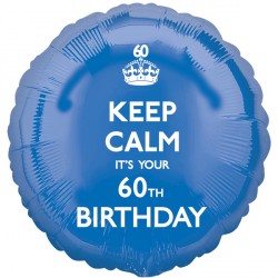 Keep Calm It's Your 60th Birthday Standard Hs40 Pkt