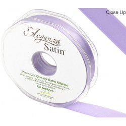 Lavender Eleganza Double Faced Satin Ribbon 15mm X 20m