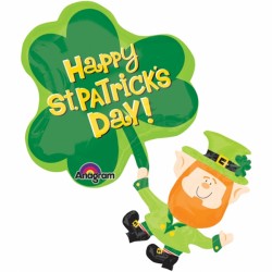 Leprechaun St. Patty's  Shape P35 Pkt (28" X 33")