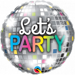 Let's Party Disco Ball 18" Pkt If