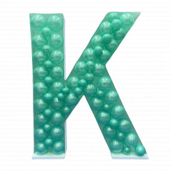 Letter K Mosaic Balloon Frame (100cm X 83cm)