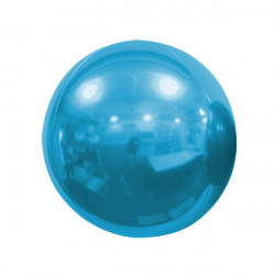 Light Blue 40cm/16" Mirror Globe Foil Balloon