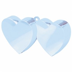 Light Blue Double Heart Weights 170g 12pc