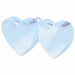 Light Blue Double Heart Weights 170g 12pc