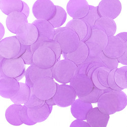 Lilac 25mm Round Paper Confetti 100g
