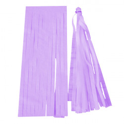 Lilac Balloon Tassel Collar  25cm X 15cm 5 Pack Including String