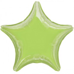 Lime Green Metallic Star Standard S15 Flat A
