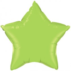 Lime Green Star 20" Flat Q Hk