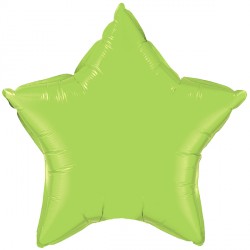 Lime Green Star 36" Jumbo Flat Q Hm