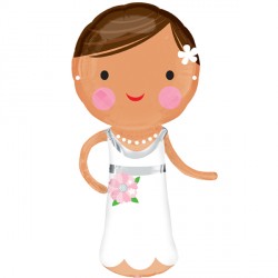 Lovely Bride Shape P40 Pkt (19" X 40")