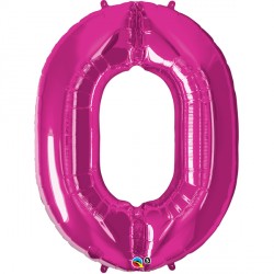 Magenta Number 0 Shape Group D 39" Pkt Ycj
