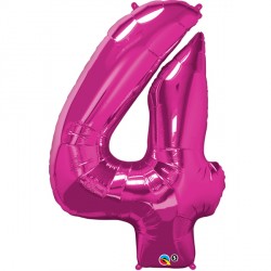 Magenta Number 4 Shape Group D 41" Pkt Ycj
