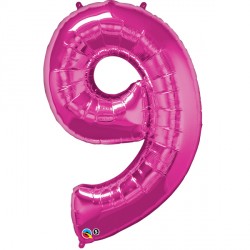 Magenta Number 9 Shape Group D 42" Pkt Ycj