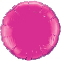 Magenta Round 18" Flat Q Hj