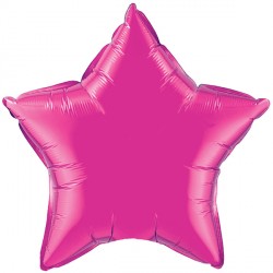 Magenta Star 20" Flat Q Hk