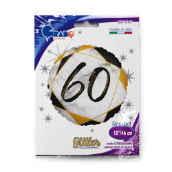 Marble Mate Black 60 18" Holographic Pkt