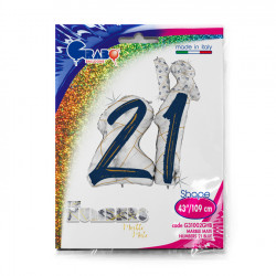 Marble Mate Blue 21 43" Holo Shape D Pkt