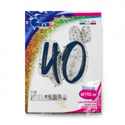 Marble Mate Blue 40 40" Holo Shape D Pkt